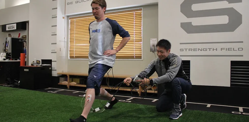 下腿トレーニング時の生体電位信号の分析